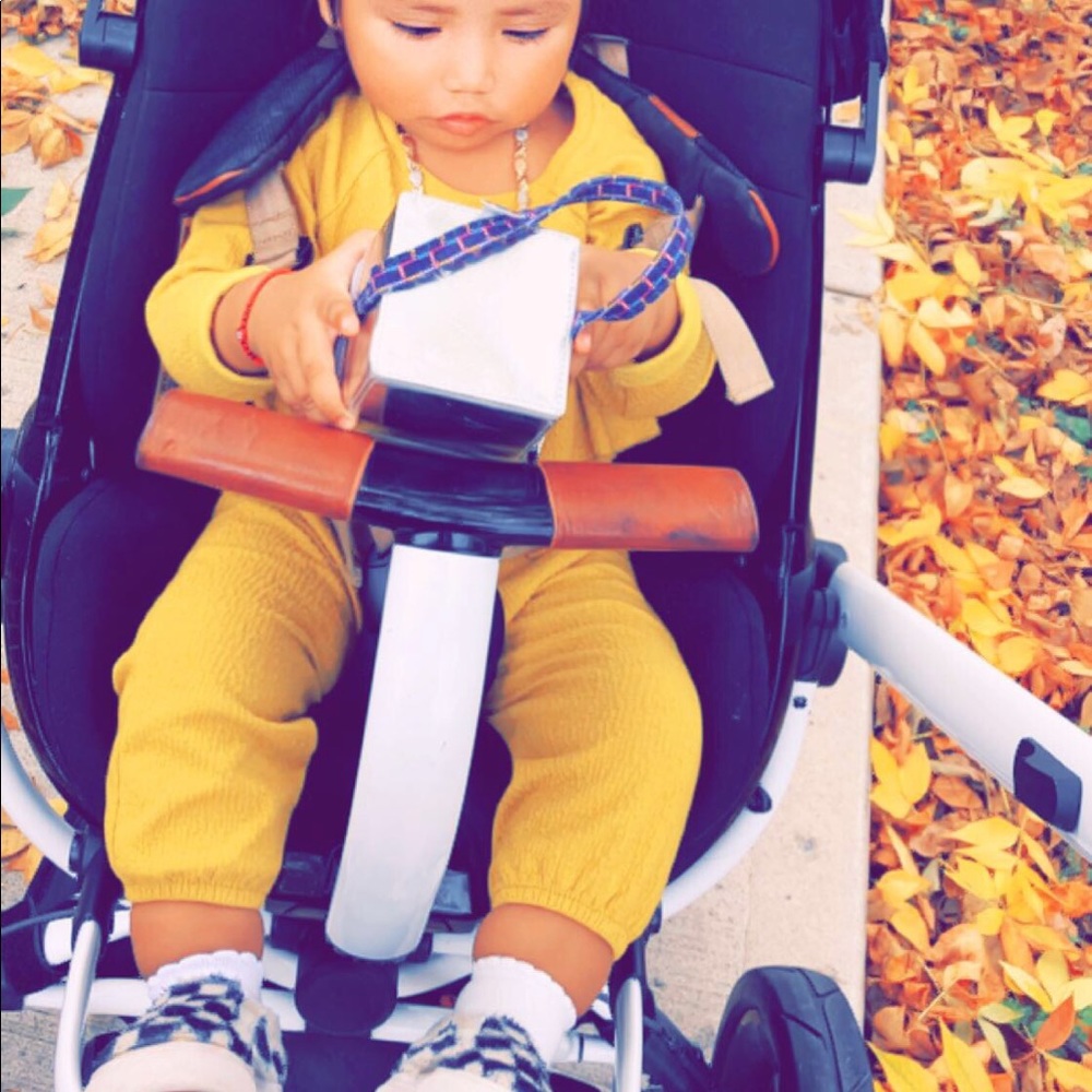 Mustard yellow (Zara) baby jumpsuit!